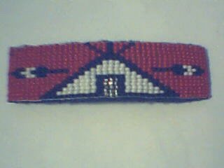 Beaded barrett Hair piece accessories