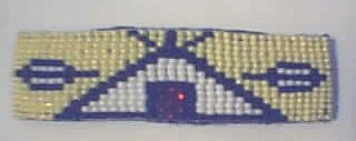 Beaded barrett Hair piece accessories