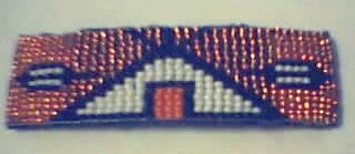 Beaded barrett Hair piece accessories