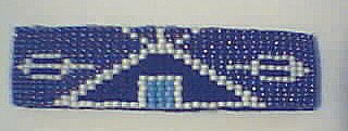 Beaded barrett Hair piece accessories