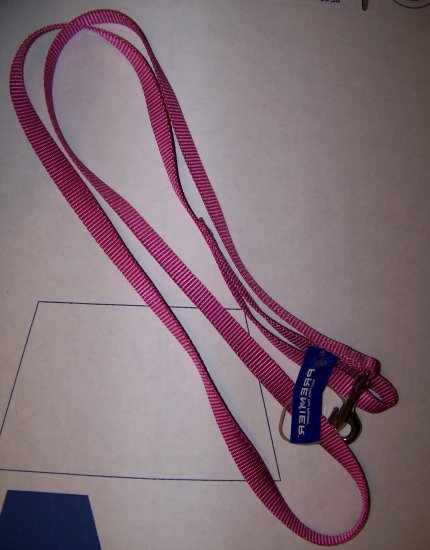 Premier Nylon Dog Leash, 3/4" W and 6'L Dusty Rose