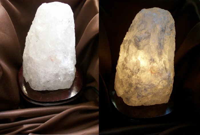 Natural Quartz Translucent Lamp