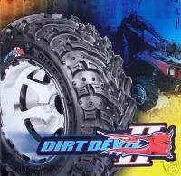 22" GBC DIRT DEVIL II TIRE SET (2) 22-8-10