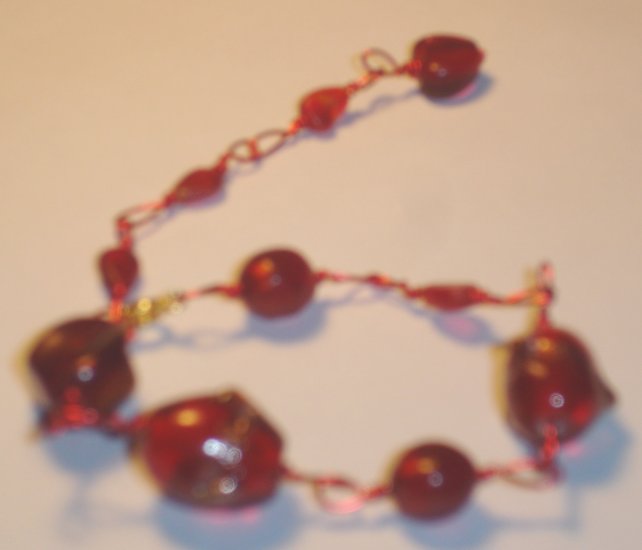 India inspired bracelet - Red