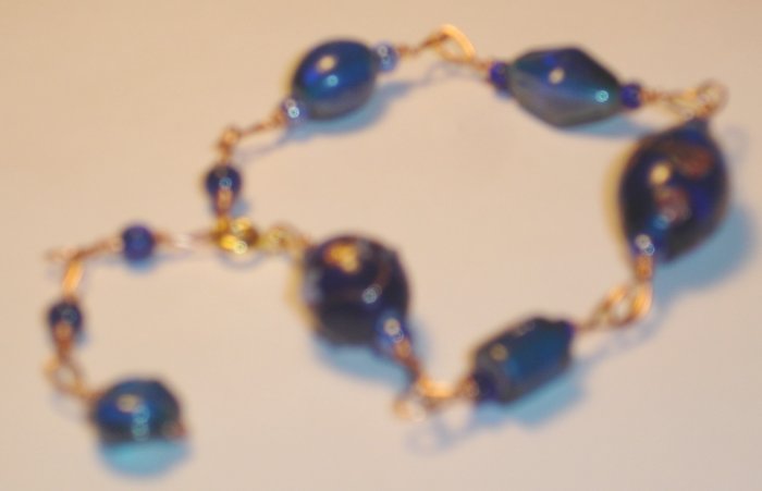 India inspired bracelet - Blue