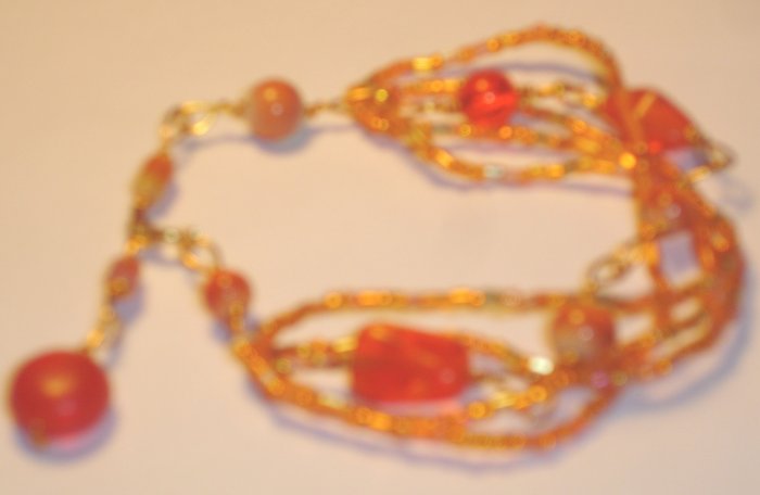 Summer beads bracelet - Orange