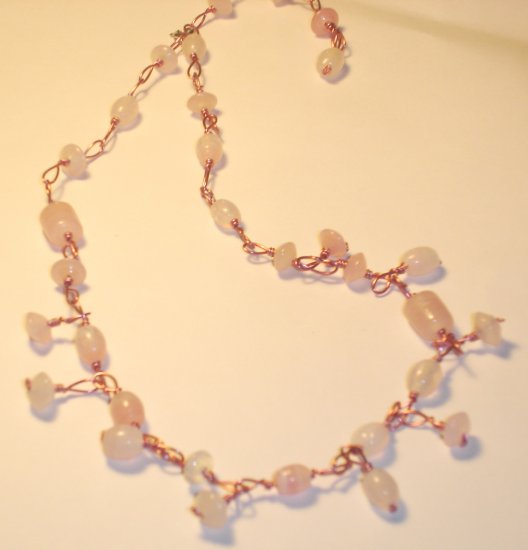Dangling necklace - Pink