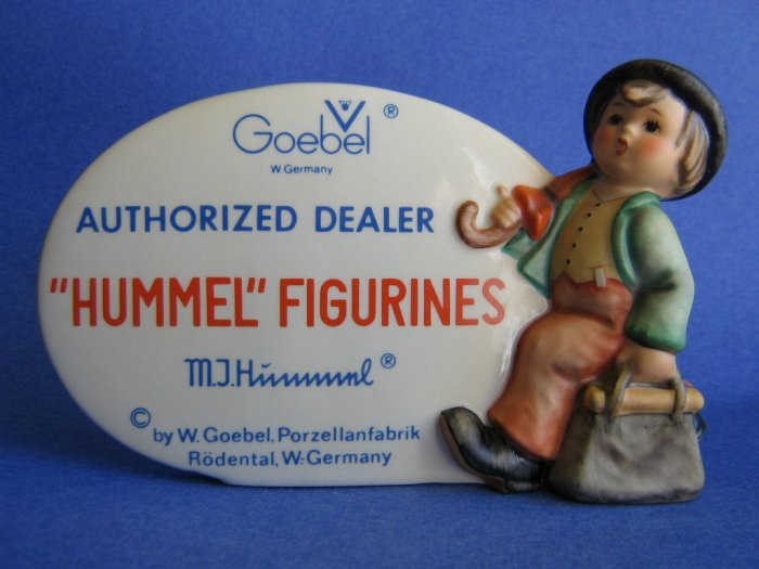 M.I. Hummel Authorized Dealer Plaque HUM 187 TMK 5