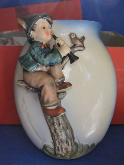 Hummel WALL VASE, BOY tmk 5 HUM 360/B with box
