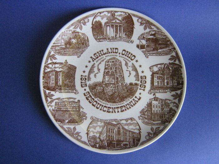 Ashland Ohio OH 1965 Plate Kettlesprings Kilns