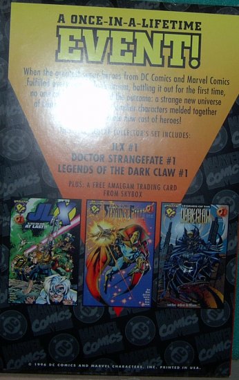 Amalgam 3 pack in wrapper w/ JLX