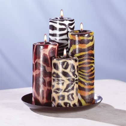 Wild Pillar Candles