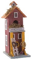 Fire Station Birdhouse