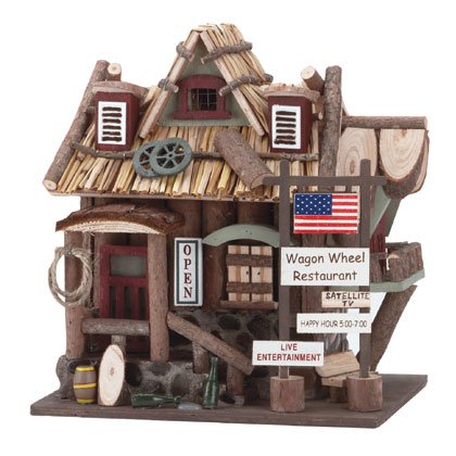 Wagon Wheel Restaurant Birdhouse