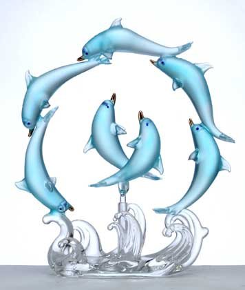 Playful Dolphin Circle
