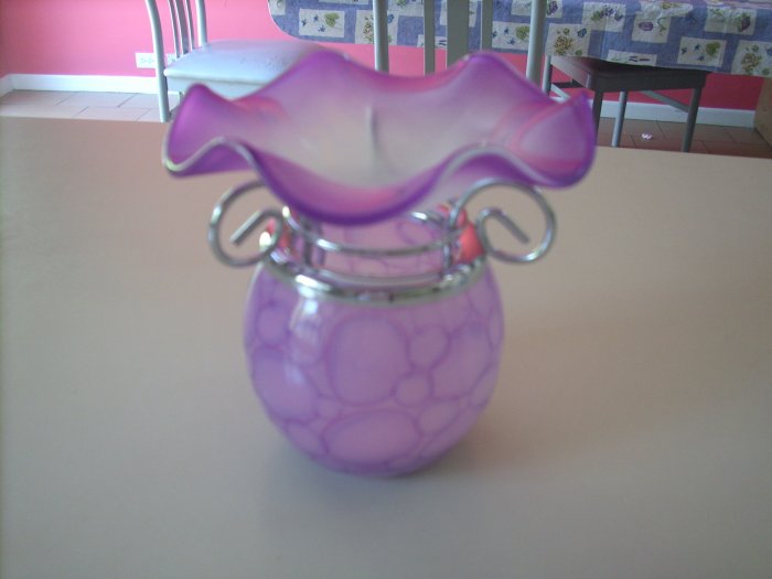 Purple Tea Light Oil Warmer