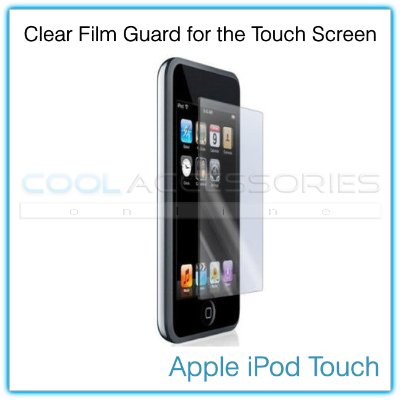 Clear Protective Film Guard for the Touch Screen of the Apple iPod Touch