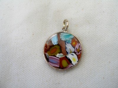 Picasso Pendant .925 Sterling Silver Made In Italy