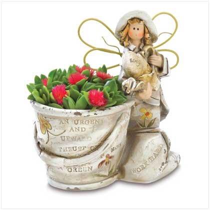 Country Angel Gardener Figurine