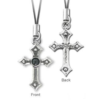 Gothic Cross Phone Charm