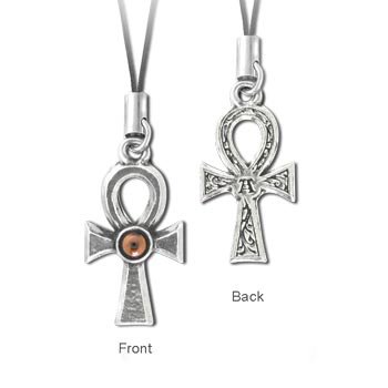 Gothic Ankh Phone Charm