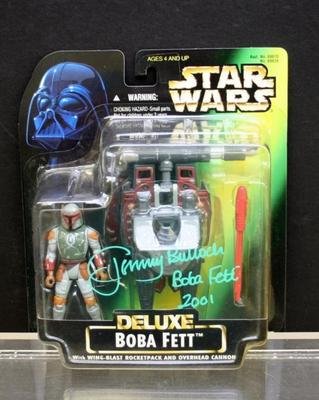 Bobba Fett Star Wars Deluxe AUTOGRAPHED