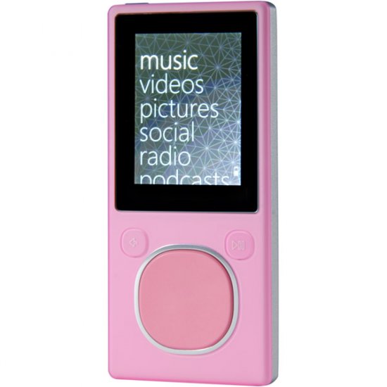 Microsoft 8GB Zune Player Pink N59779
