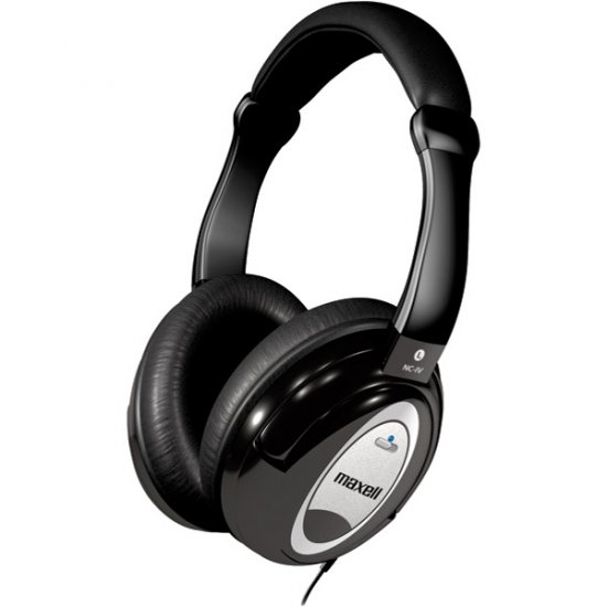 Maxell Superior Noise Canceling Headphones with Enhanced Quality Sound HP/NC-IV