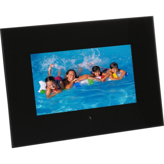 Sunpak 7" Digital Photo Acryclic Frame Black SF-070-320001UH