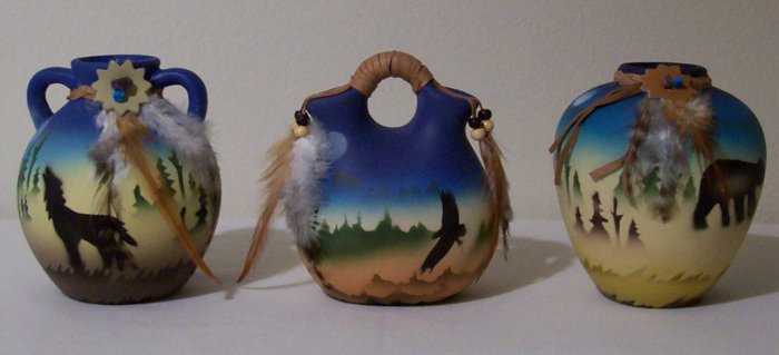 Mini Western Ceramic Vases