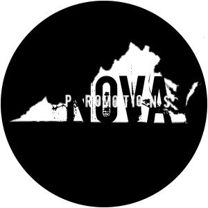 Virginia Black Button