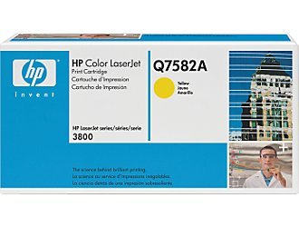 HP Q7582A, Genuine 503A Color LJ 3800/ CP3505 ColorSphere Yellow Toner