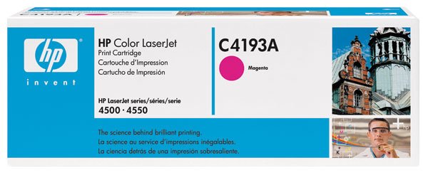 HP C4193A, Genuine 640A Color LJ 4500/ 4550 Series Magenta Toner Cartridge