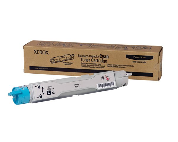 Xerox, 106R01214, Genuine Phaser 6360 Cyan Toner Standard Capacity