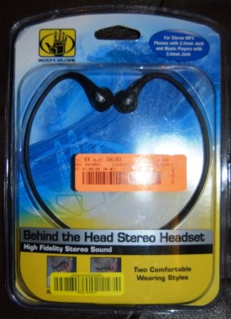 Body Glove Behind the Head Stereo Headset by Fellowes