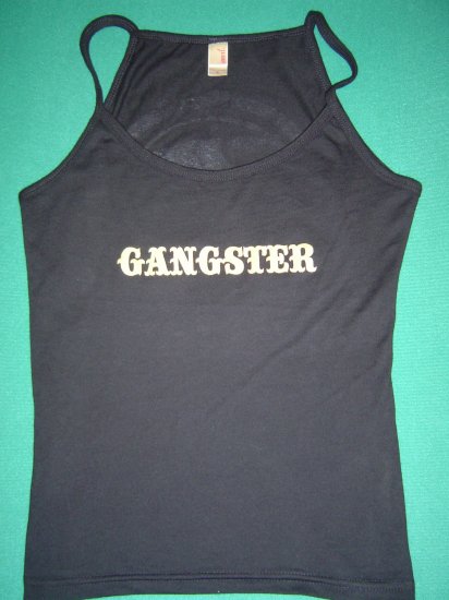 Women's Gangster Bull "Teardrop" Spaghetti Top - X-LARGE