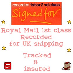 Royal Mail 1st class recorded (for UK shipping)