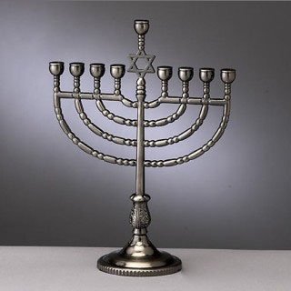 Traditional Hanukkah Menorah