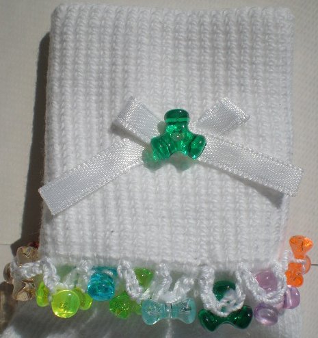 Multi colored Tri Beads-Embroidered Socks