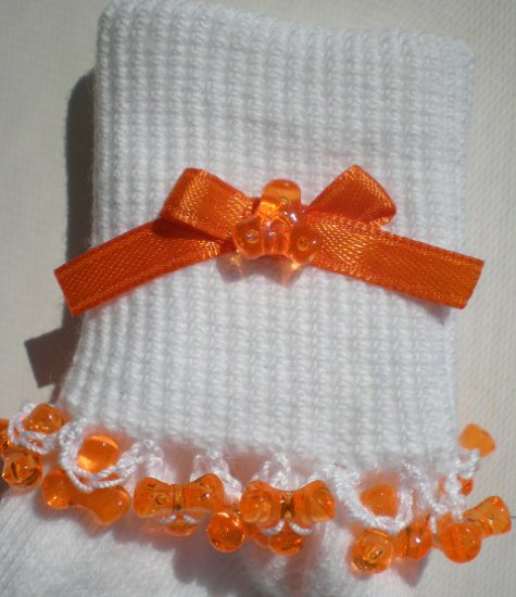 Halloween Tri Beads-Embroidered Socks