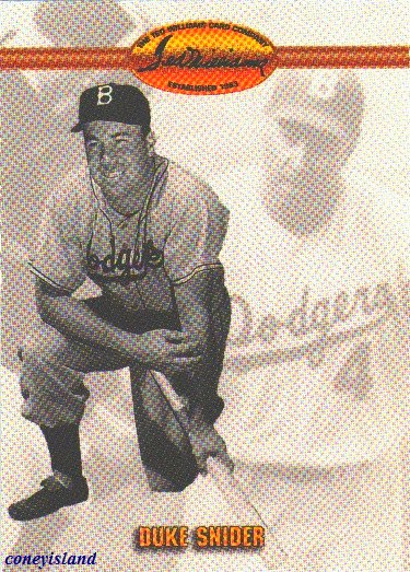 1993 Duke Snider Brooklyn Dodgers TWCC Card 16