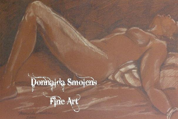 Brown Nude Reclining