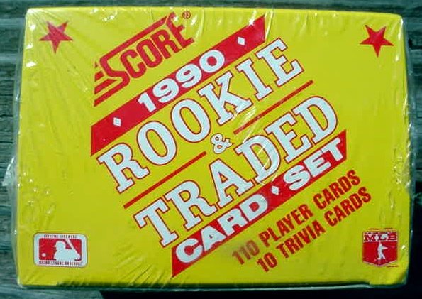 New 1990 Baseball Rookie & Traded card set.