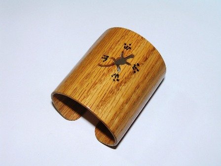 Vintage Hand Made Crafted Bangle wood bracelet