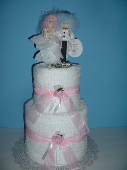 Fairy Bridal Towel Cake