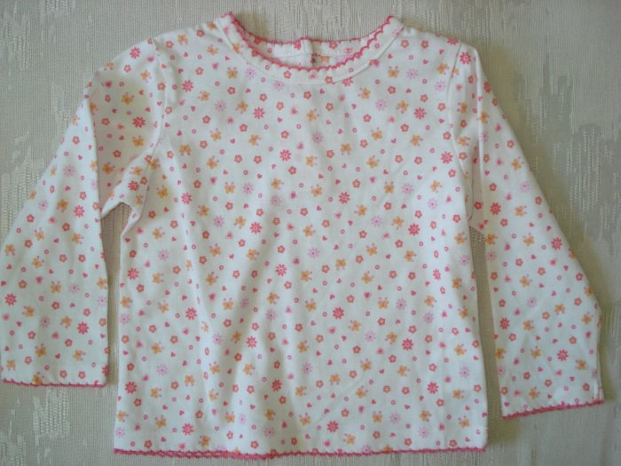 Free Shipping Butterfly Hearts and Flowers Top 24mo