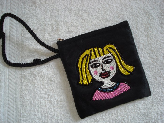 FREE SHIPPING *Super Cute* Boutique Elissa Bloom Beaded Girl Clutch