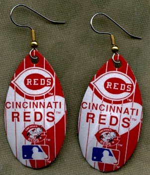 Cincinnati Reds Ear Rings