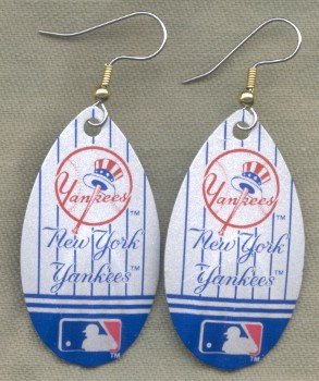 New York Yankees Ear Rings