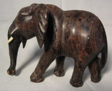 Elephant Wood Carving
